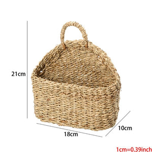 Woven wall basket