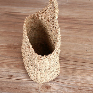 Woven wall basket