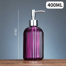 Load image into Gallery viewer, 400ml Glass Bottle Dispenser (S&amp;N) (LONG LEADTIME)
