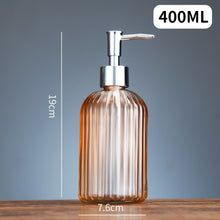 Load image into Gallery viewer, 400ml Glass Bottle Dispenser (S&amp;N) (LONG LEADTIME)
