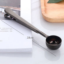 Load image into Gallery viewer, Two-in-one Stainless Steel Coffee Spoon &amp; Sealing Clip
